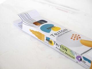 Filzstift Kreul Triton Set Textilmarker 1 - 4 mm Silver & Gold 10 stk - 2