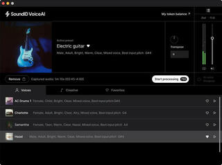 Studio-Effekt-Plugin Sonarworks SoundID VoiceAI Large Token Pack - 360 000 Tokens (Digitales Produkt) - 1