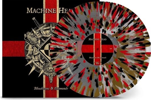 Vinyl Record Machine Head - Bloodstone & Diamonds (Clear Black Red Gold Splatter Coloured) (Anniversary Edition) (2LP) - 2