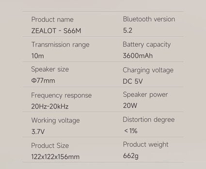 Sistema Karaoke Zealot S66M Sistema Karaoke - 24