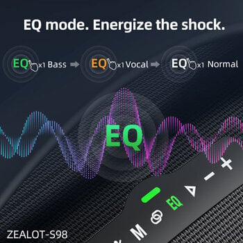 Draagbare luidspreker Zealot S98 Draagbare luidspreker - 8