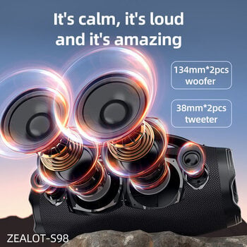 Portable Speaker Zealot S98 Portable Speaker - 10