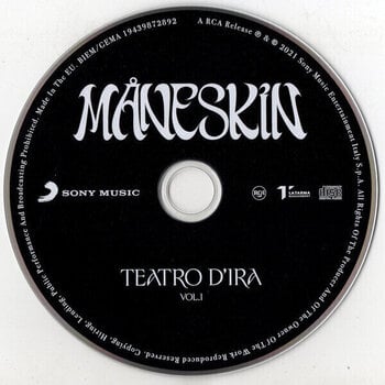 Zenei CD Maneskin - Teatro D'ira - Vol. I (CD) - 2