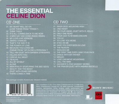 Muzyczne CD Celine Dion - The Essential (2 CD) - 4