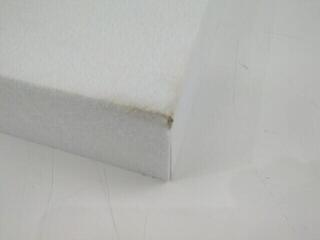 Absorbent foam panel Mega Acoustic SQPET GP24 White Absorbent foam panel (Damaged) - 1