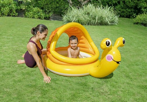 Piscine gonflable Intex Lazy Snail Shade Baby Pool - 2