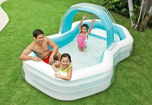 Inflatable Pool Intex Swim Center Family Cabana Pool - 3