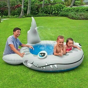 Inflatable Pool Intex Sandy Shark Spray Pool - 3