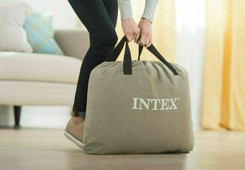Inflatable Furniture Intex Queen Pillow Rest Mid-Rise Airbed W/Fiber-Tech Bip - 3