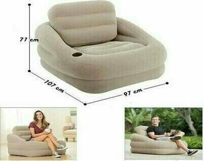 Opblaasbaar meubilair Intex Khaki Accent Chair - 3