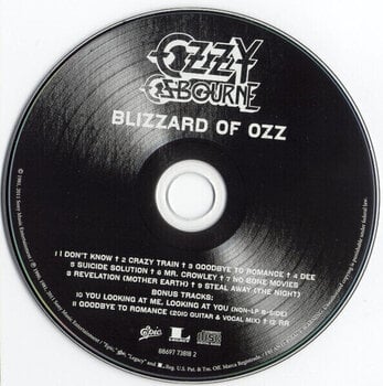 Music CD Ozzy Osbourne - Blizzard of Ozz (Expanded Edition) (CD) - 2