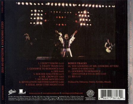 CD musique Ozzy Osbourne - Blizzard of Ozz (Expanded Edition) (CD) - 3