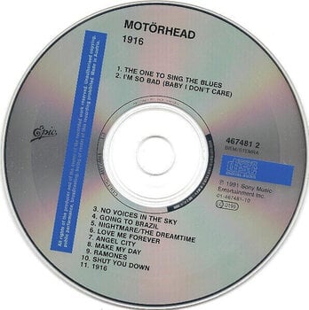 Musik-cd Motörhead - 1916 (CD) - 2