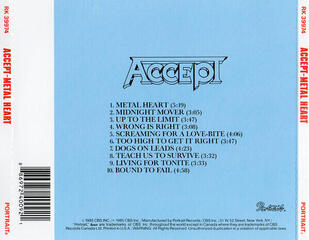 Music CD Accept - Metal Heart (CD) - 2