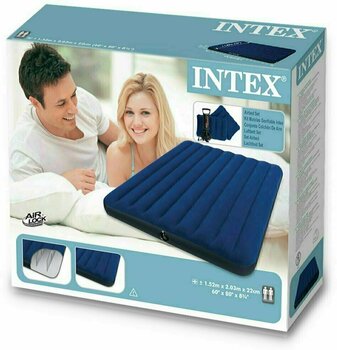 Надуваема мебел Intex Queen Classic Downy Airbed With Hand Pump - 3