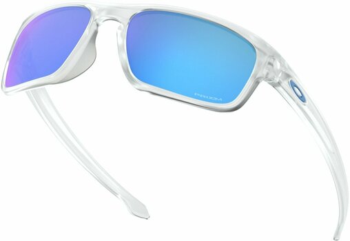 Sportovní brýle Oakley Sliver Stealth Matte Clear/Prizm Sapphire - 4