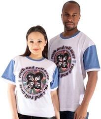 T-shirt Kiss Rock and Roll Over Purple & White L T-shirt - 2