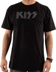 Tričko Kiss Logo Unisex Tričko s krátkym rukávom/Black/Krátke - 3