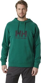 Pulóver Helly Hansen Men's HH Logo Pulóver Emerald L - 3