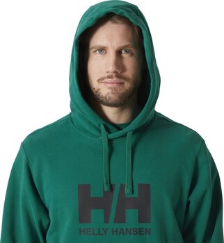 Sweatshirt Helly Hansen Men's HH Logo Sweatshirt Emerald L - 5