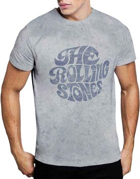 T-shirt The Rolling Stones T-shirt 70's Logo Unisex Dip-Dye on White 2XL - 2