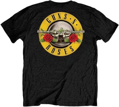 Majica Guns N' Roses Majica Classic Logo (Back Print) Unisex Black 2XL - 2