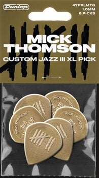 Plektrum Dunlop 47PXLMTG Mick Thompson Jazz III XL Player Pack Plektrum - 5