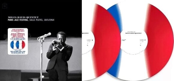 Disque vinyle Miles Davis - Paris Jazz Festival, Salle Pleyel 10/1/1964 (Blue, White & Red Coloured) (2 LP) - 2