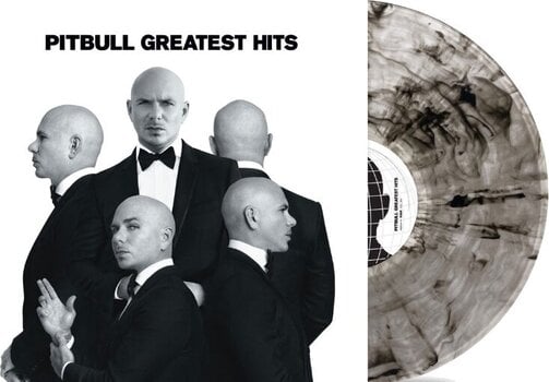 Vinyl Record PITBULL - Greatest Hits (Clear with Black Swirl Coloured) (Reissue) (LP) - 2