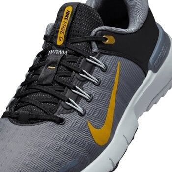 Женски голф обувки Nike Free Unisex Black/Cool Grey/Pure Platinum/Infinite Gold 38 Женски голф обувки - 8