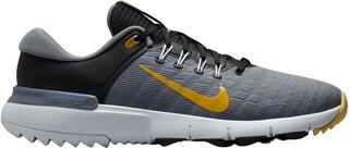 Pánské golfové boty Nike Free Unisex Black/Cool Grey/Pure Platinum/Infinite Gold - 1