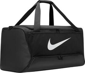 Mochila / Bolsa Lifestyle Nike Brasilia Bolsa de viaje Black/White 95 L - 1