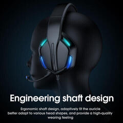PC-Headset Onikuma X27 RGB Ergonomic Wired Gaming Headset Noise Canceling Mic Schwarz PC-Headset - 5