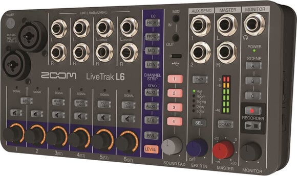 Multitrack compact studio Zoom LiveTrak L-6 Multitrack compact studio - 6