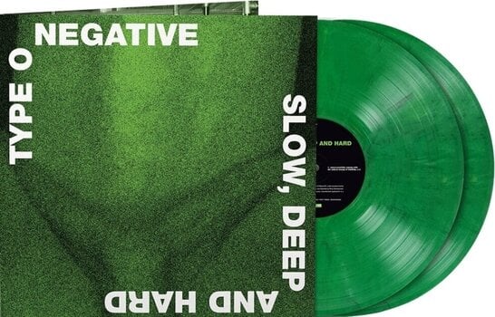 Vinyl Record Type O Negative - Slow Deep And Hard (Green & Black Marbled Coloured) (Limited Edition) (2 LP) - 2