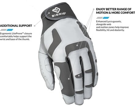 Handskar Bionic Relief 2.0 White White Vänster hand S Herrhandskar - 3