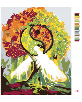 Painting by Numbers Zuty Painting by Numbers Jing Jang  - 2