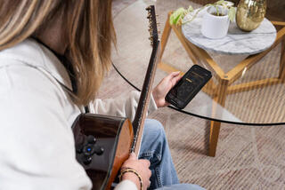 Guitare Dreadnought acoustique-électrique Yamaha TAG3 C Sand Burst Guitare Dreadnought acoustique-électrique - 6