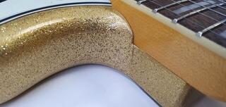 Guitare électrique Fender Squier FSR Classic Vibe 70s Jaguar LRL Gold Sparkle Guitare électrique (Endommagé) - 3