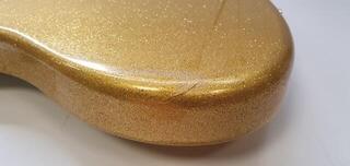Guitare électrique Fender Squier FSR Classic Vibe 70s Jaguar LRL Gold Sparkle Guitare électrique (Endommagé) - 4