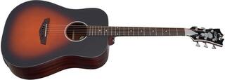 Elektroakustická kytara Dreadnought D'Angelico Premier Lexington LS Satin Vintage Sunburst Elektroakustická kytara Dreadnought - 2