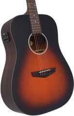 Elektroakustická kytara Dreadnought D'Angelico Premier Lexington LS Satin Vintage Sunburst Elektroakustická kytara Dreadnought - 4