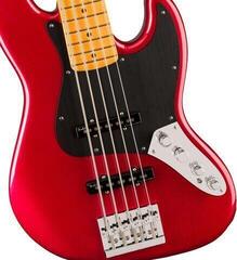 5-string Bassguitar Fender American Ultra II Jazz Bass V MN Sinister Red 5-string Bassguitar - 2