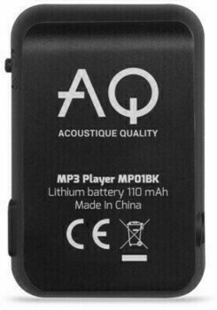 Draagbare muziekspeler AQ MP01BK Zwart - 3
