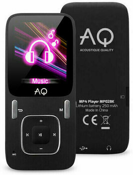 Kompakter Musik-Player AQ MP02BK Schwarz - 2