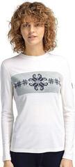 Ski T-shirt / Hoodie Dale of Norway Falkeberg Womens Crew Neck Baselayer Off White/Navy S Jumper - 1