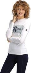Ski T-shirt / Hoodie Dale of Norway Falkeberg Womens Crew Neck Baselayer Off White/Navy S Jumper - 2