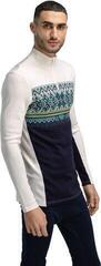 Hiihto t-paita / huppari Dale of Norway Vail Mens Half Zip Baselayer Navy/Off White XL Villapaita - 2