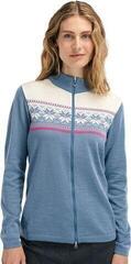 Ski T-shirt / Hoodie Dale of Norway Liberg Womens Jacket Blue Shadow/Off White S Jumper - 1