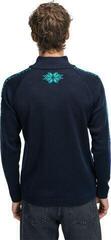 Ski T-shirt / Hoodie Dale of Norway Geilo Mens Merino Wool Sweater Marine/Peacock XL Jumper - 3